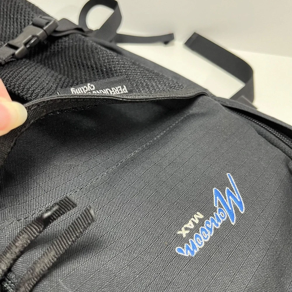 Performance Cycling Monsoon Max Black Ripstop Nylon Small Padded‎ Backpack